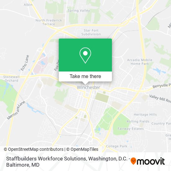 Staffbuilders Workforce Solutions map