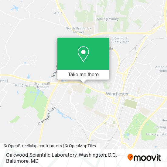 Mapa de Oakwood Scientific Laboratory