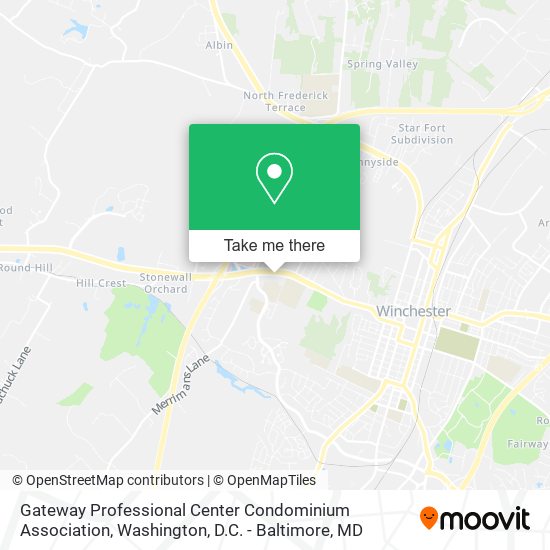 Gateway Professional Center Condominium Association map