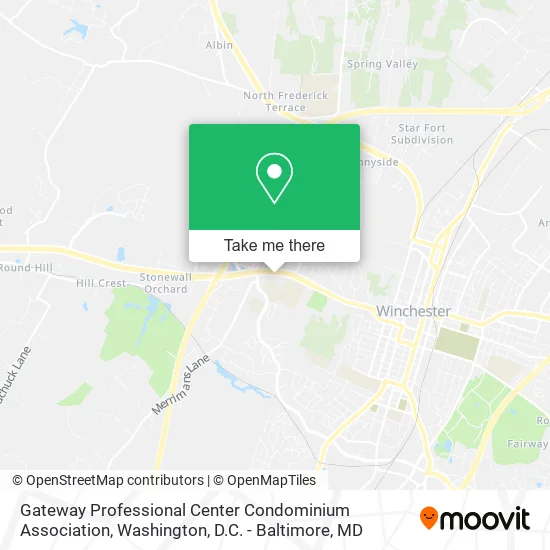 Gateway Professional Center Condominium Association map