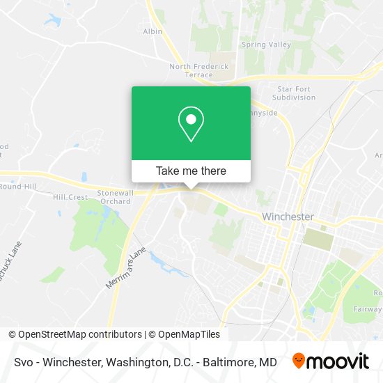 Svo - Winchester map