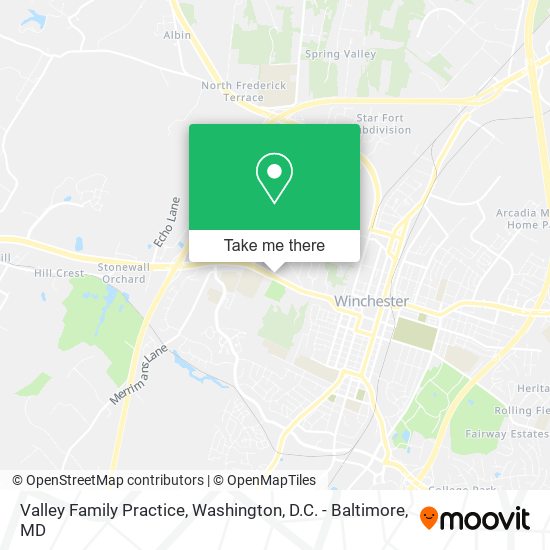 Valley Family Practice map