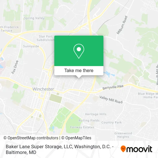 Baker Lane Super Storage, LLC map