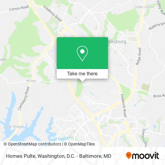 Homes Pulte map