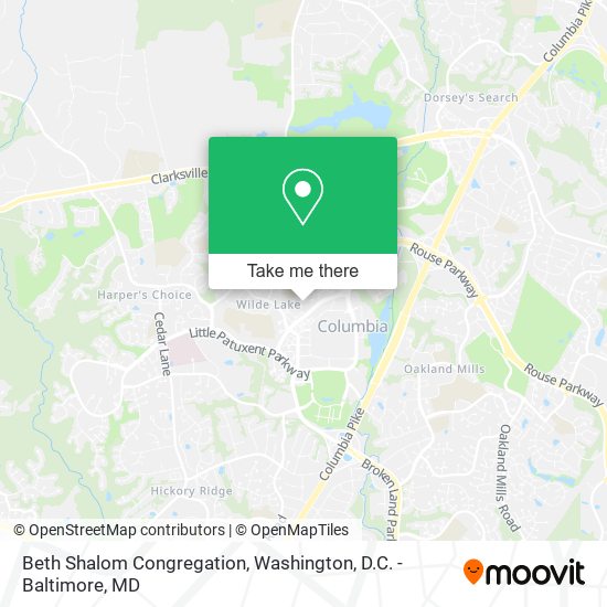 Mapa de Beth Shalom Congregation