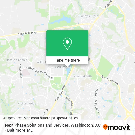Next Phase Solutions and Services map