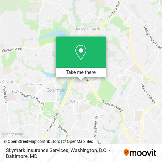 Skymark Insurance Services map