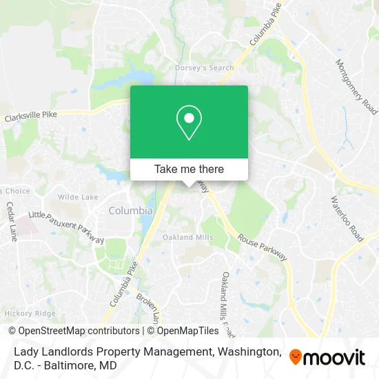 Lady Landlords Property Management map