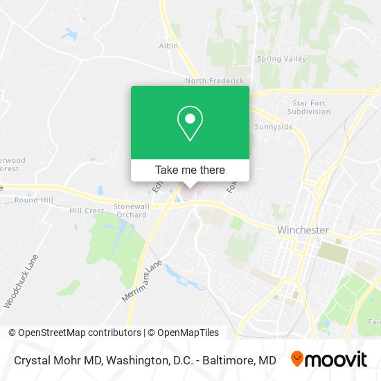 Crystal Mohr MD map