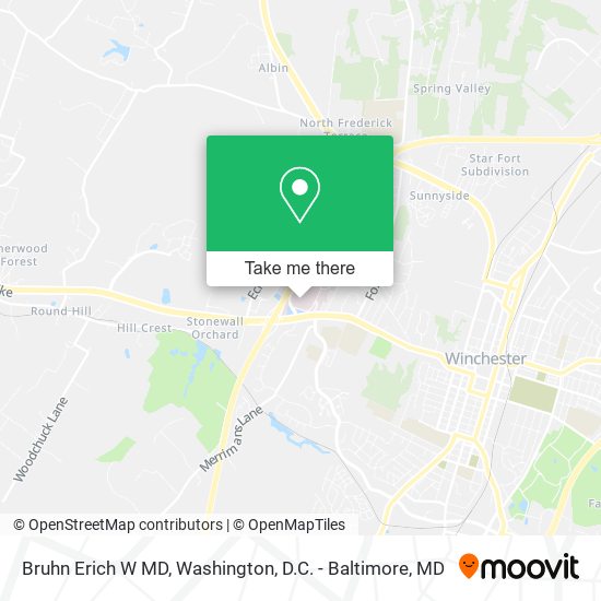 Bruhn Erich W MD map