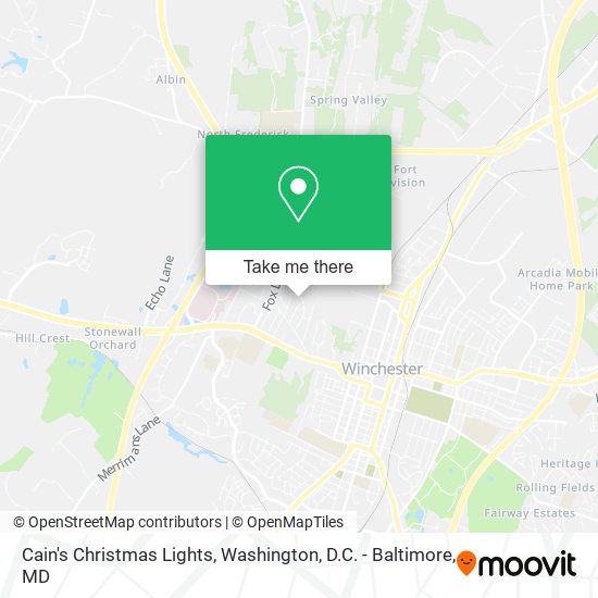 Mapa de Cain's Christmas Lights