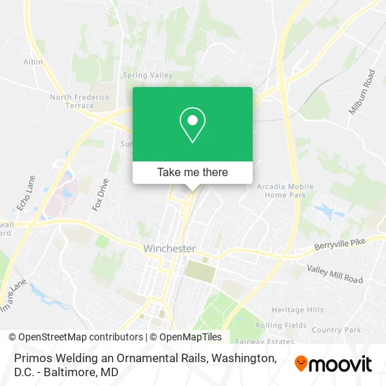 Primos Welding an Ornamental Rails map