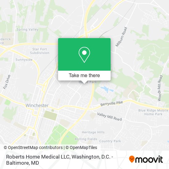 Roberts Home Medical LLC map