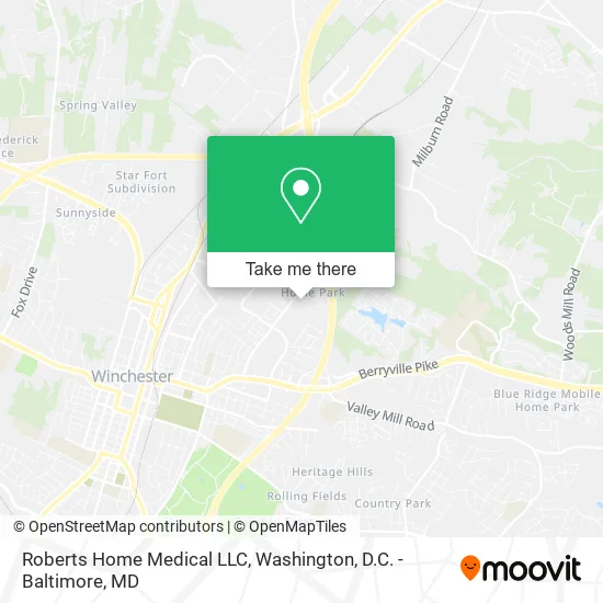 Roberts Home Medical LLC map