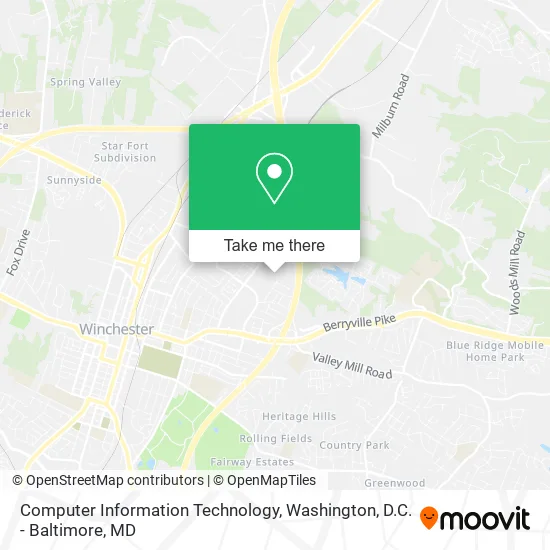 Computer Information Technology map