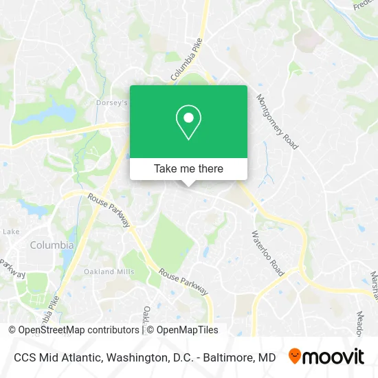 CCS Mid Atlantic map