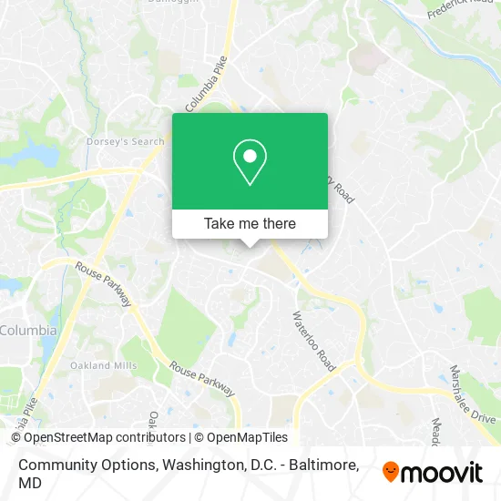 Mapa de Community Options