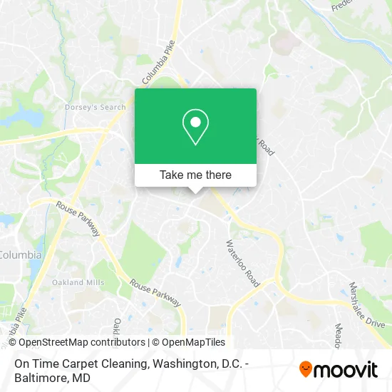 On Time Carpet Cleaning map
