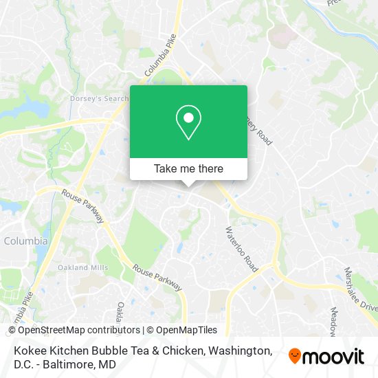 Mapa de Kokee Kitchen Bubble Tea & Chicken