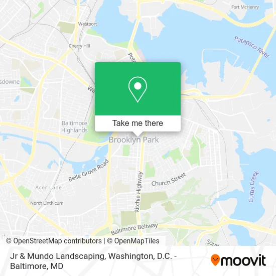 Jr & Mundo Landscaping map