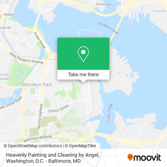 Heavenly Painting and Cleaning by Angel map