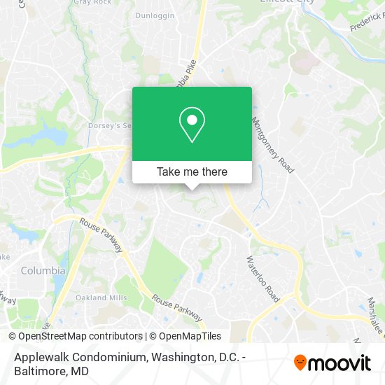 Mapa de Applewalk Condominium