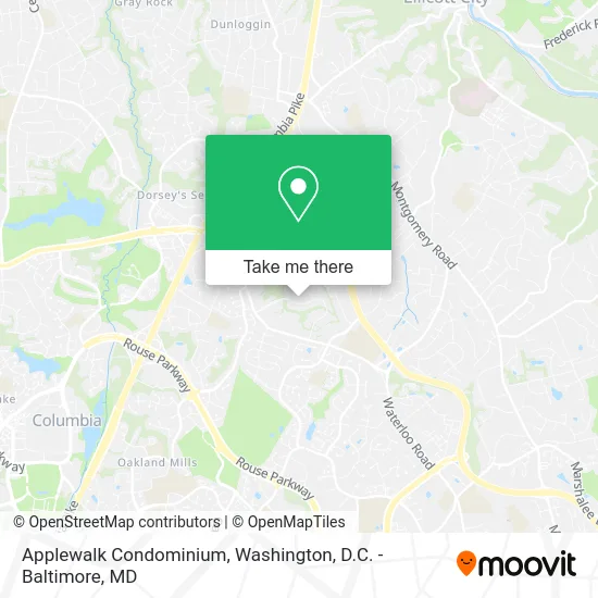 Applewalk Condominium map