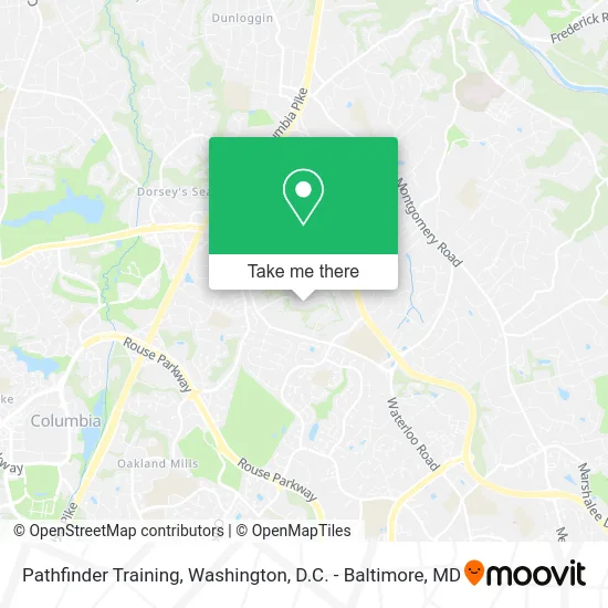 Pathfinder Training map