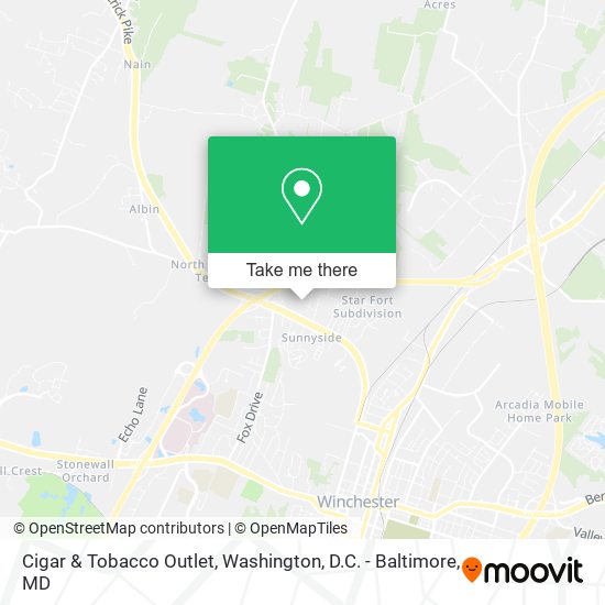 Mapa de Cigar & Tobacco Outlet