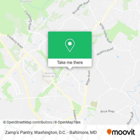 Mapa de Zamp's Pantry