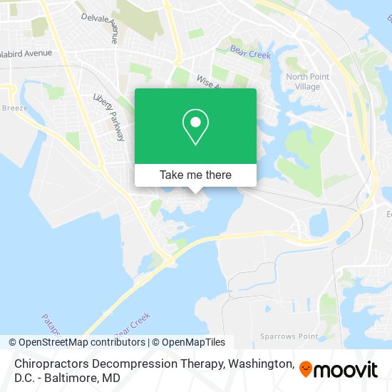Mapa de Chiropractors Decompression Therapy