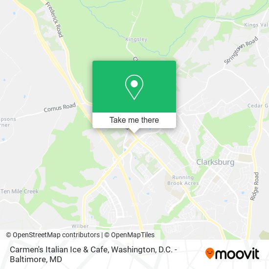 Carmen's Italian Ice & Cafe map