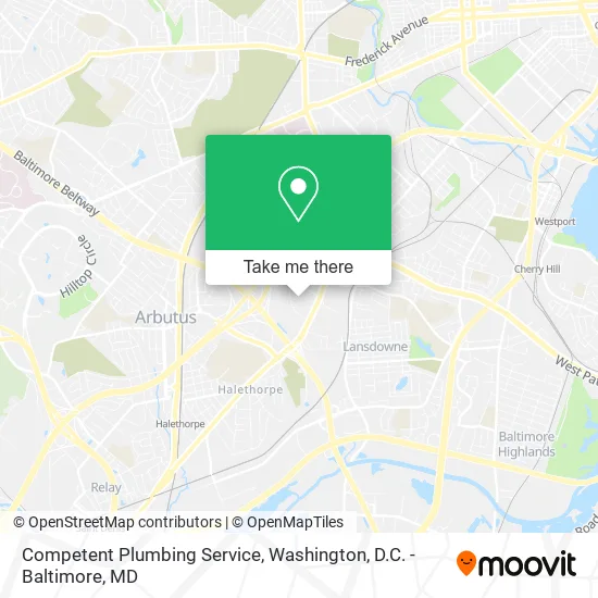 Competent Plumbing Service map