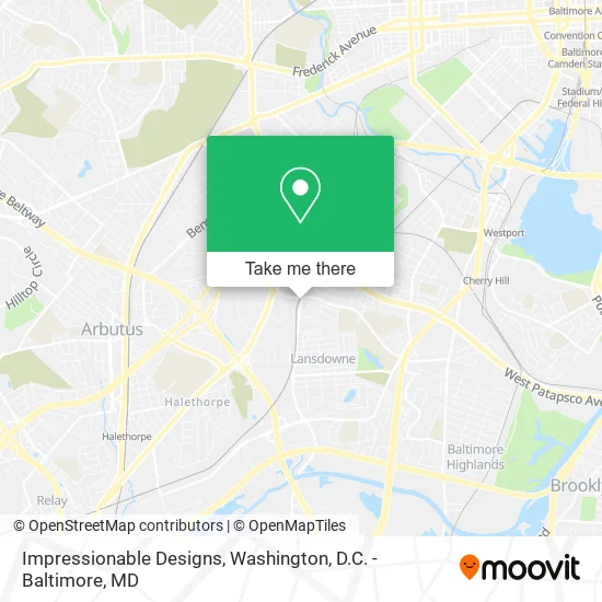 Impressionable Designs map