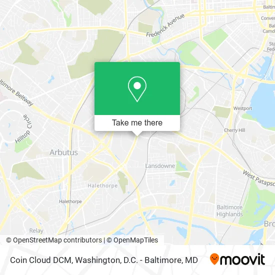 Coin Cloud DCM map
