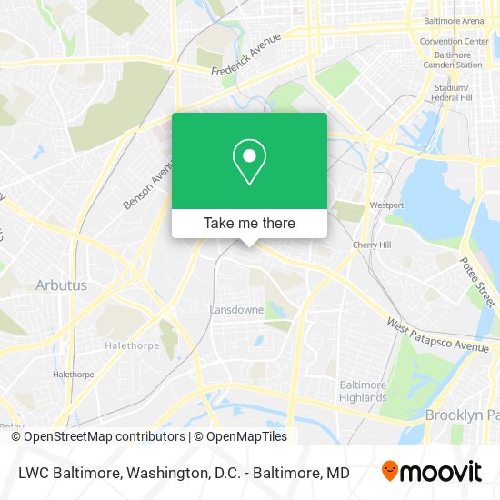 Mapa de LWC Baltimore