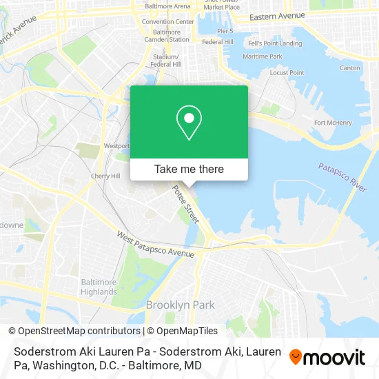 Soderstrom Aki Lauren Pa - Soderstrom Aki, Lauren Pa map