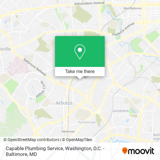 Capable Plumbing Service map