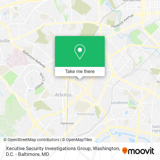 Xecutive Security Investigations Group map