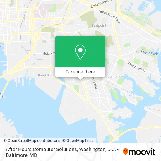 Mapa de After Hours Computer Solutions
