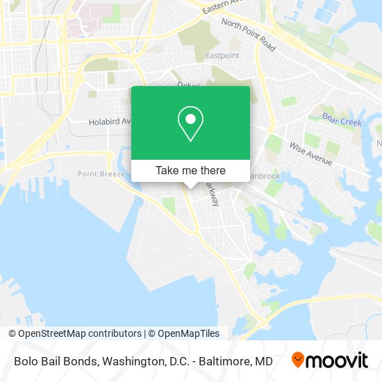 Bolo Bail Bonds map