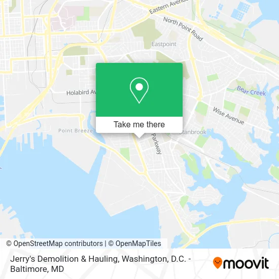 Jerry's Demolition & Hauling map