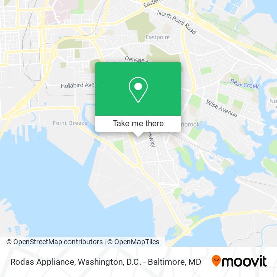 Rodas Appliance map