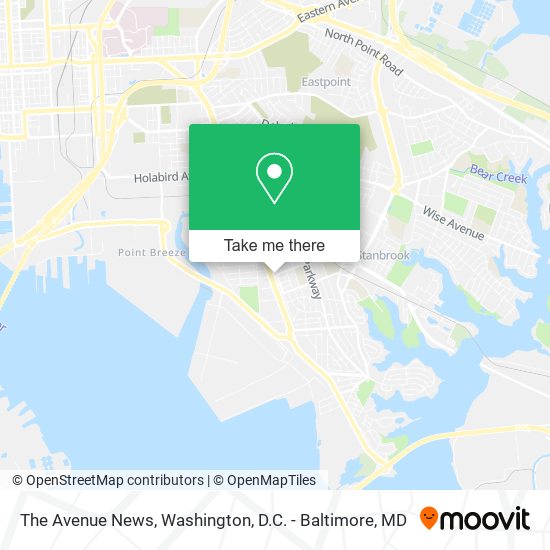 The Avenue News map