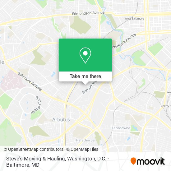 Mapa de Steve's Moving & Hauling