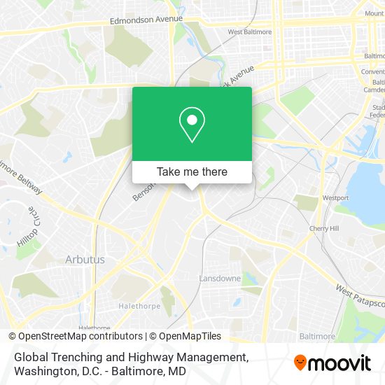 Global Trenching and Highway Management map