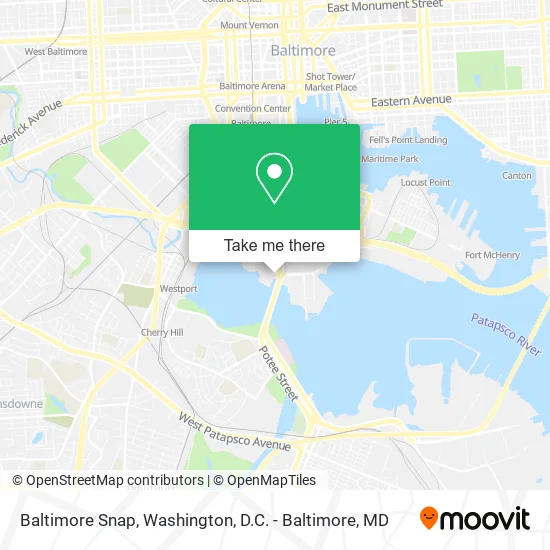 Baltimore Snap map