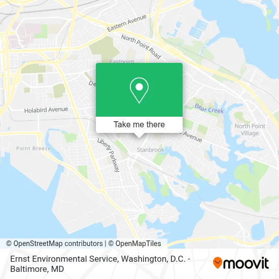 Ernst Environmental Service map