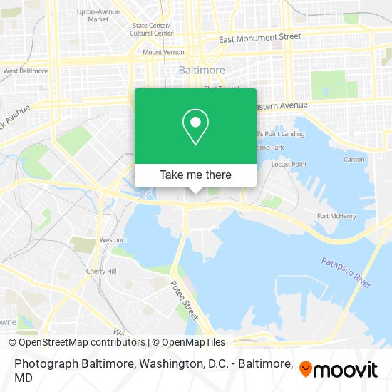 Mapa de Photograph Baltimore