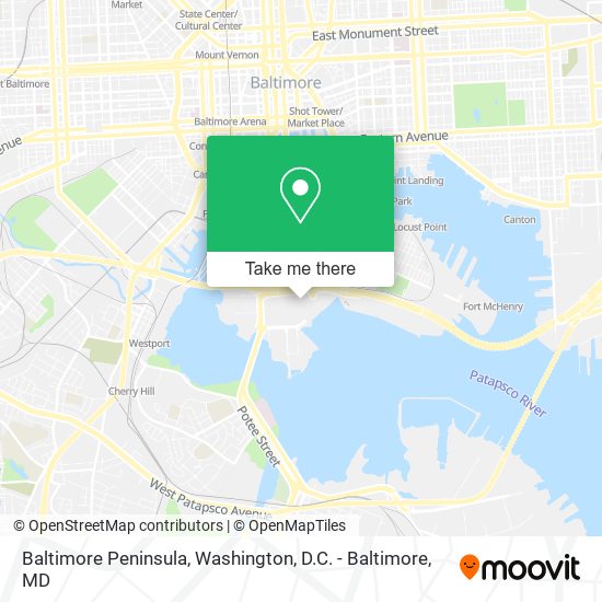 Baltimore Peninsula map